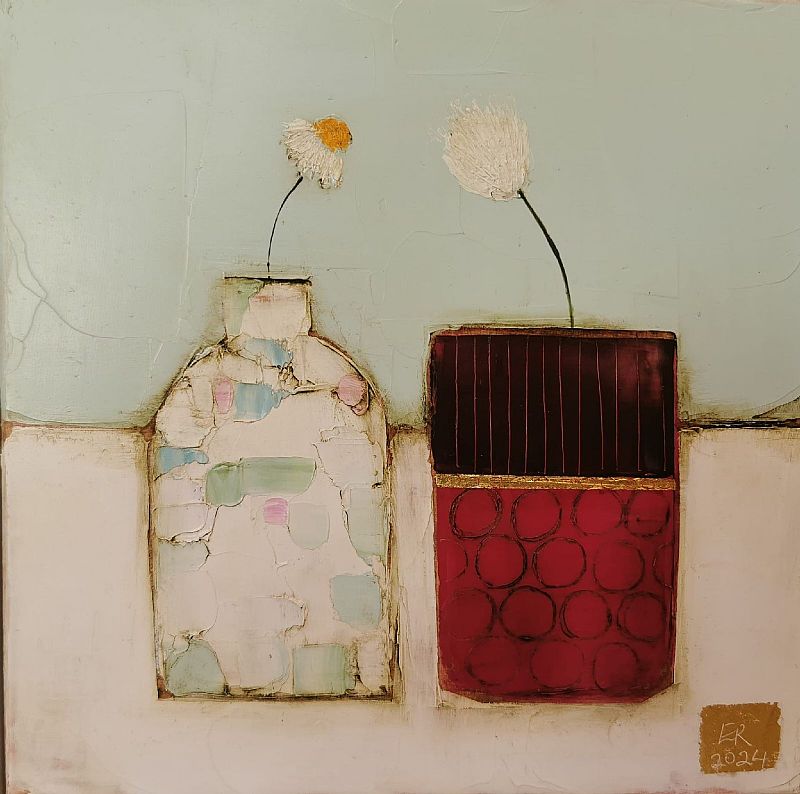 Eithne  Roberts - Daisy and bog cotton