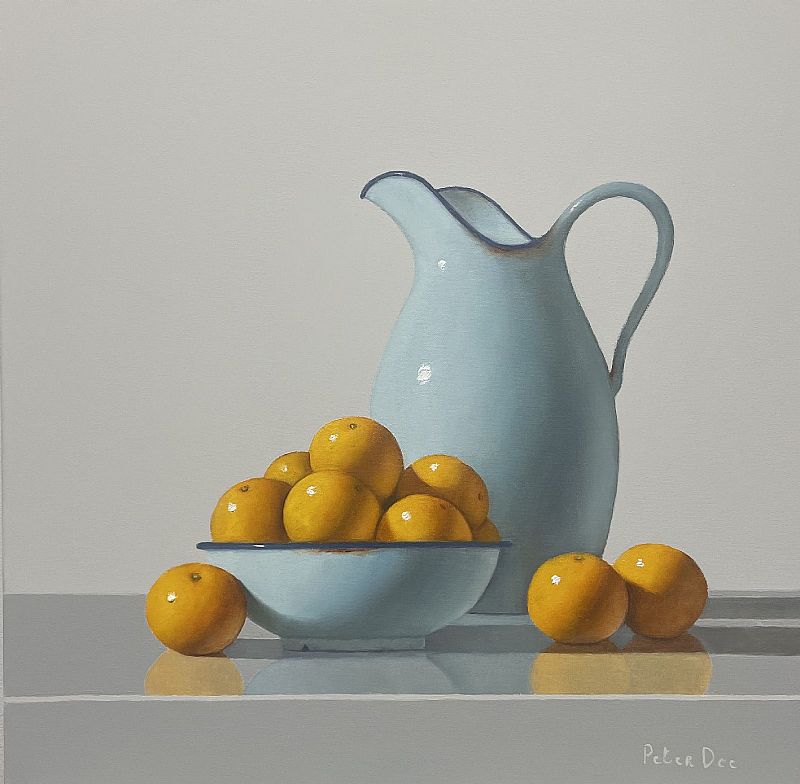 Peter Dee - Vintage Enamelware with Oranges