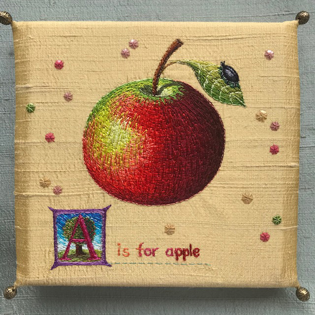 A is for apple from the alphabet series by Aileen  Johnston