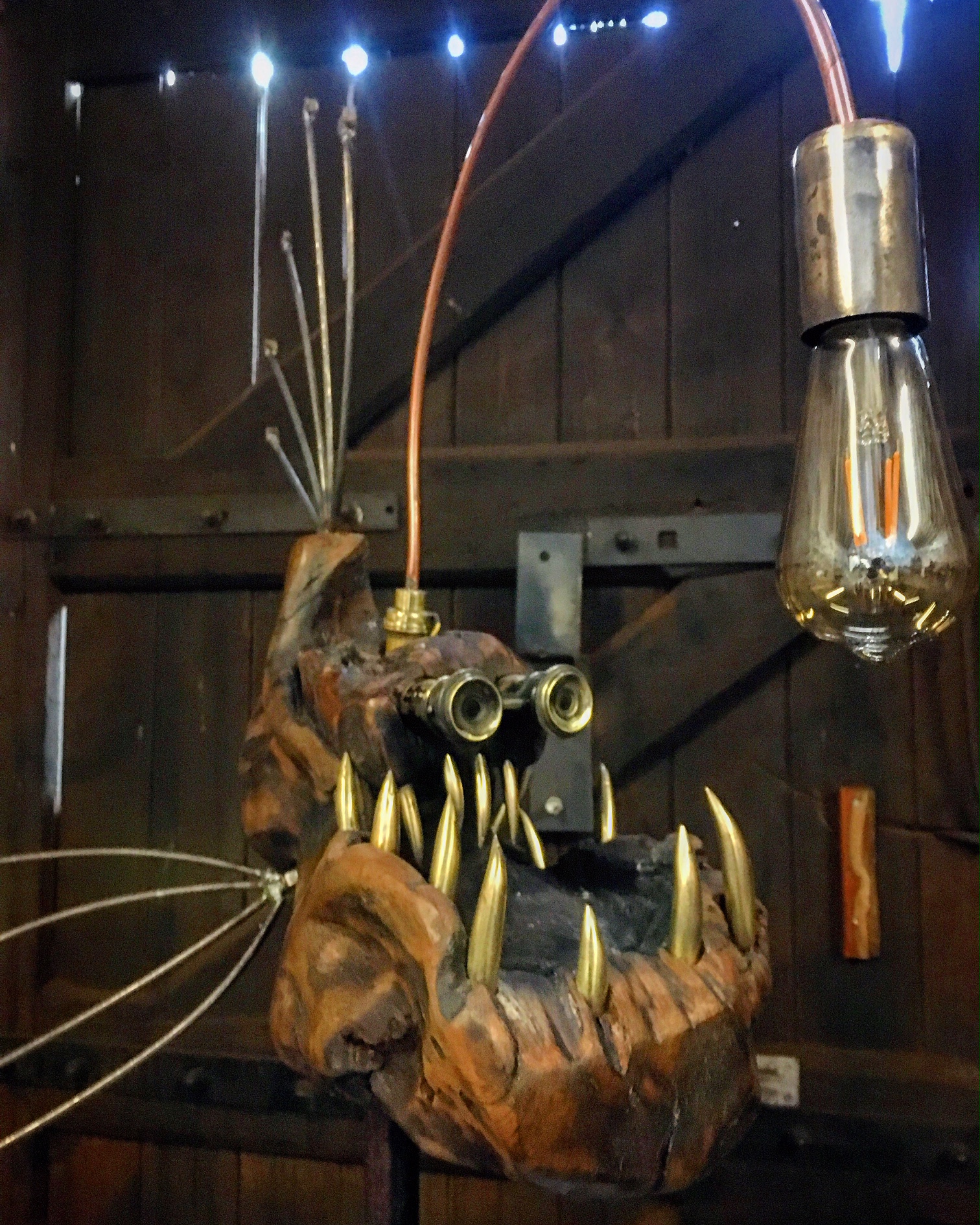 Anglerfish Standard Lamp by Niki Burns