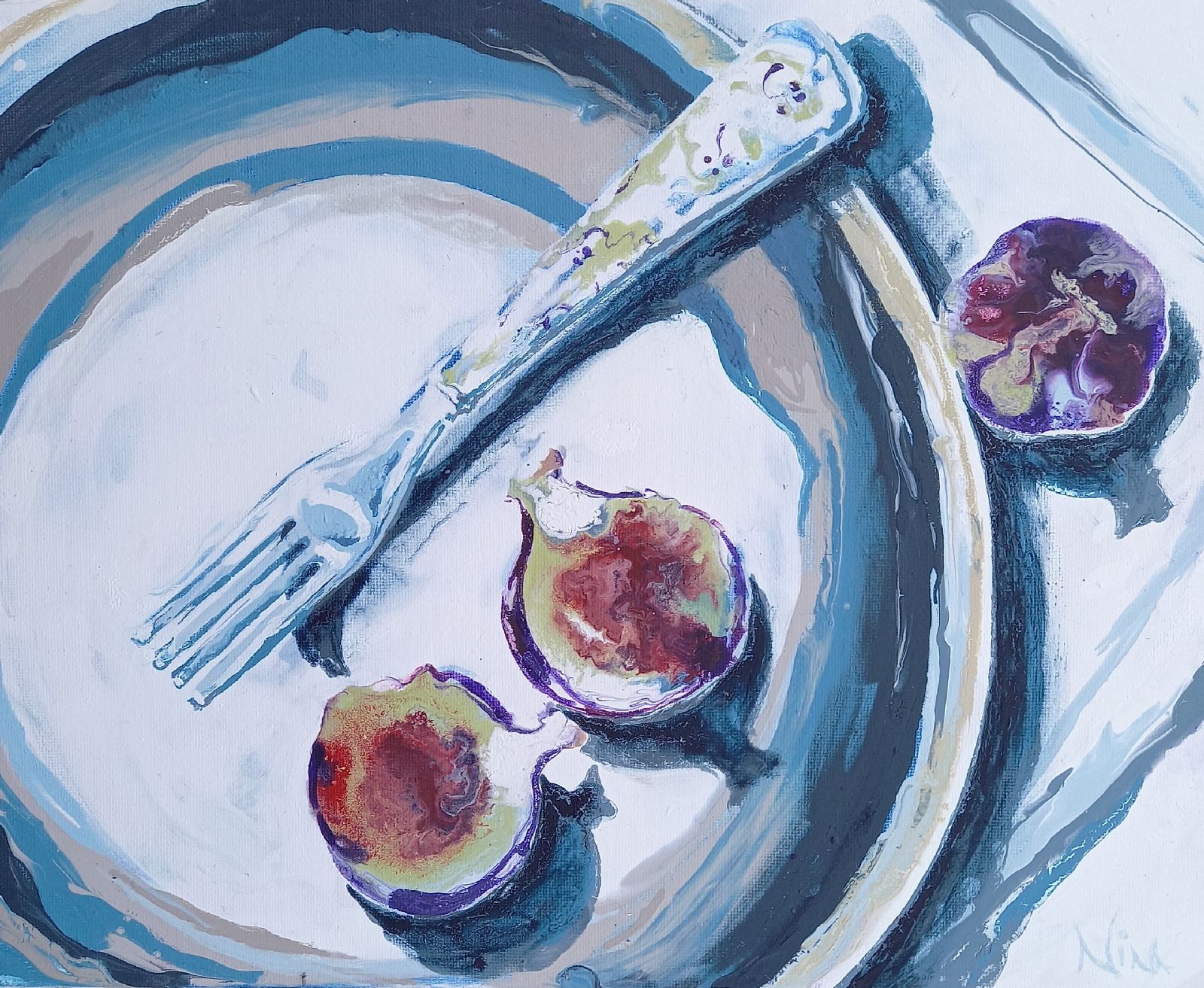 Fresh Figs', Still Warm From The Sun by Nina Patterson