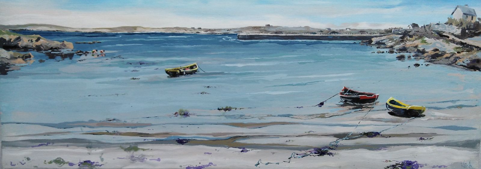 Sun Kissed Day, Ervellagh, Roundstone  by Nina Patterson