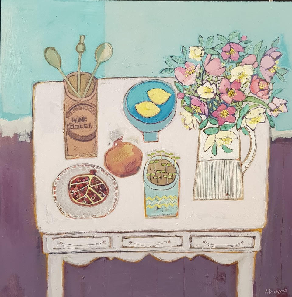 Alison  Dickson - Kitchen Table Still life