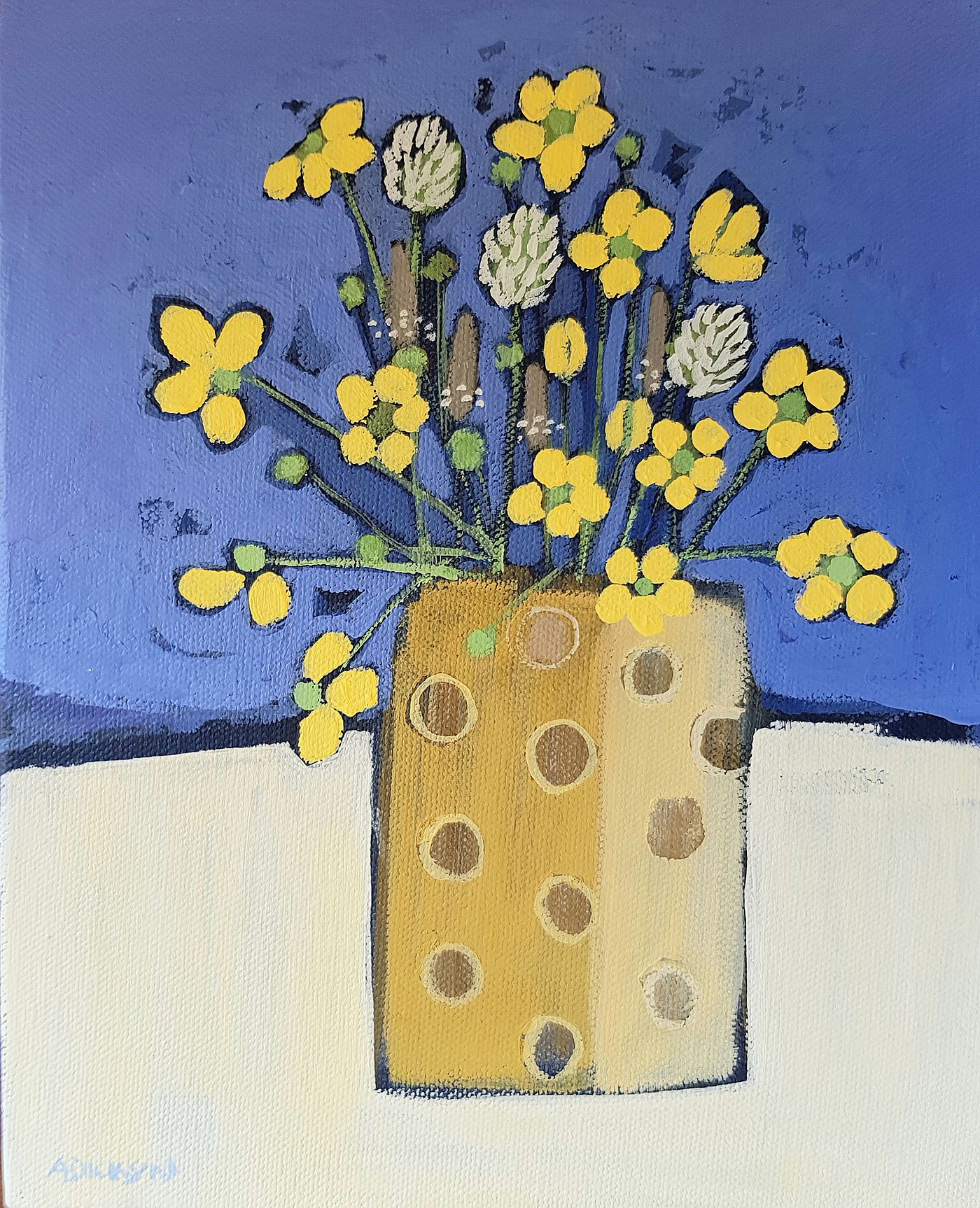 Alison  Dickson - Buttercups and clover