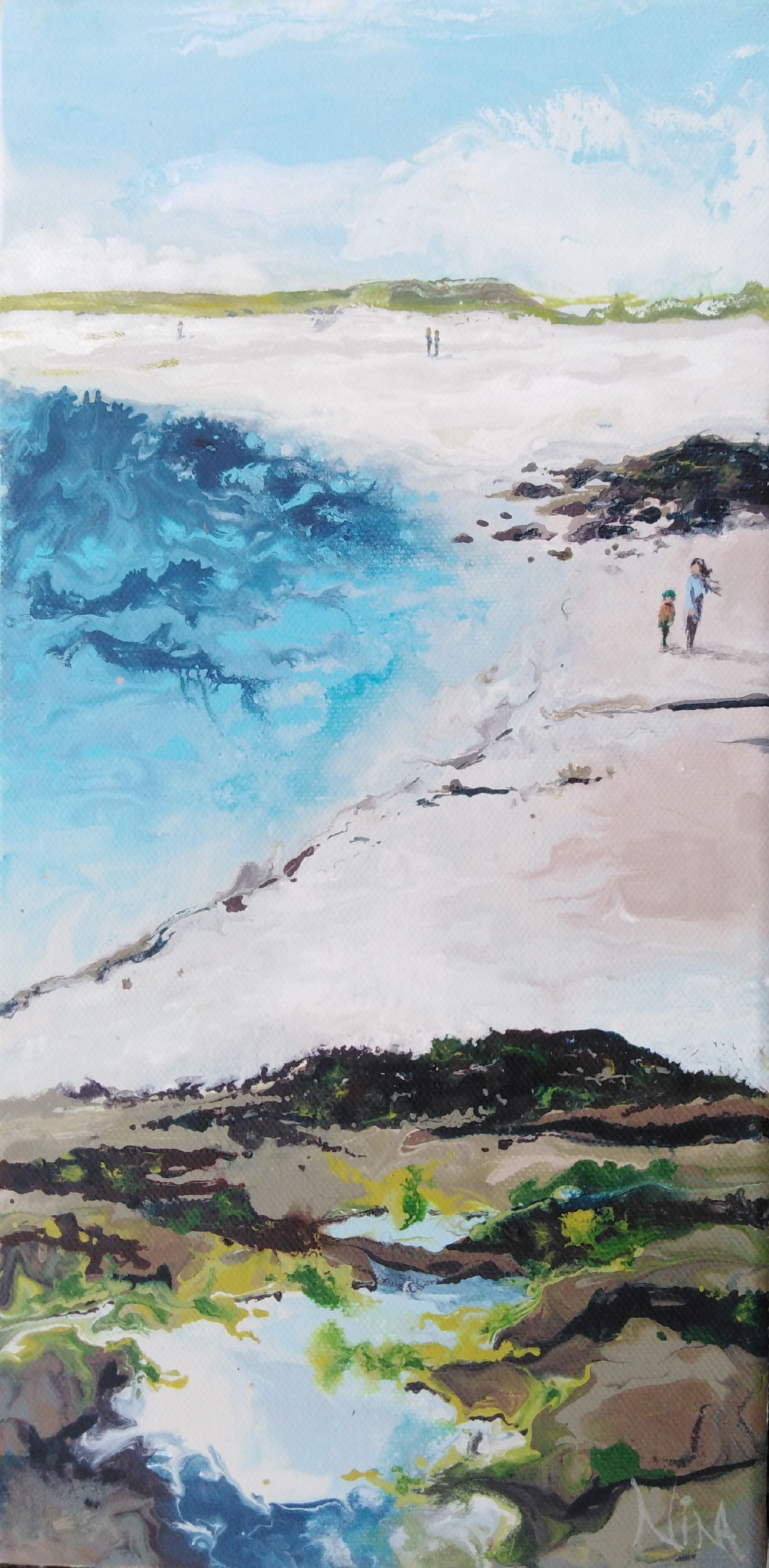 Wind Kissed Day, Gurteen, Roundstone  by Nina Patterson