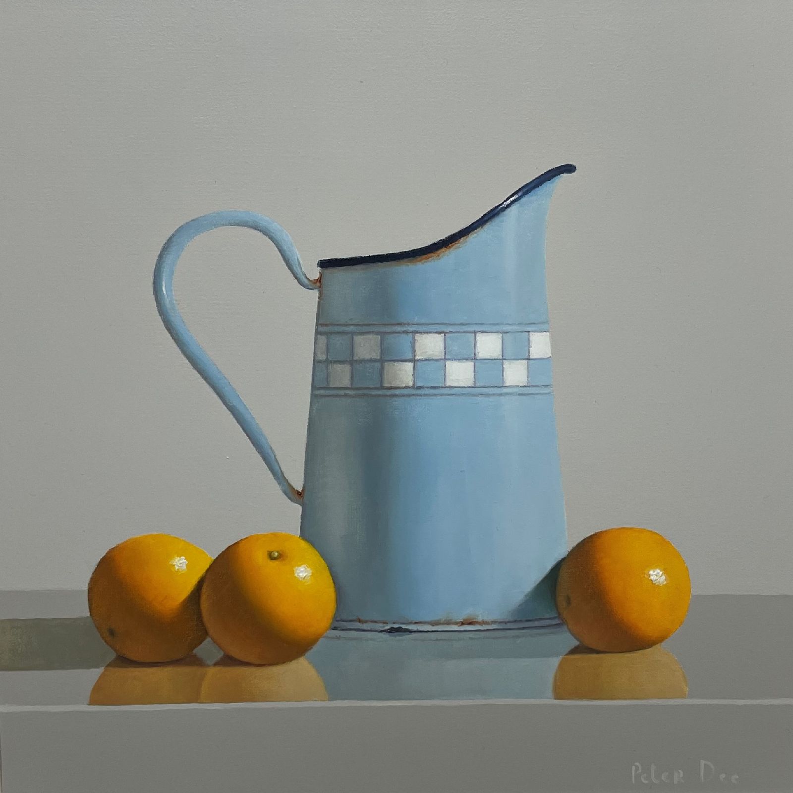 Peter Dee - Vintage  Enamelware with Oranges