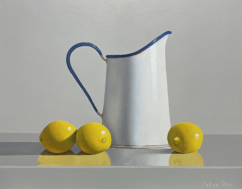 Peter Dee - Enamelware with lemons