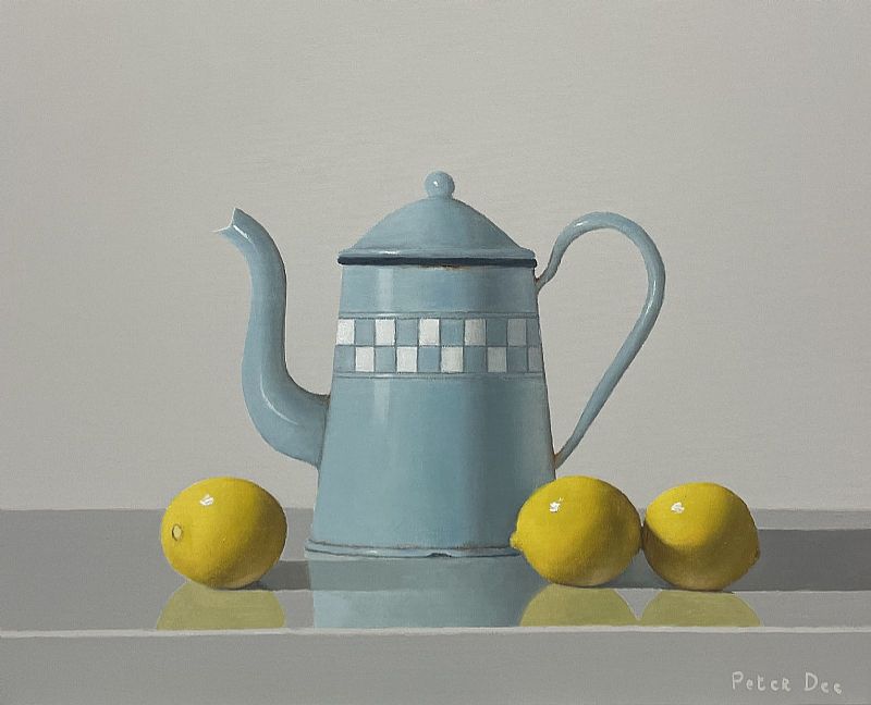 Peter Dee -  Lustucru Enamelware  with Lemons