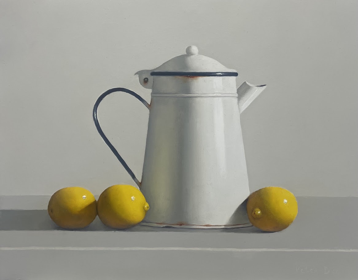 Peter Dee -  Vintage Coffee Pot with Lemons 