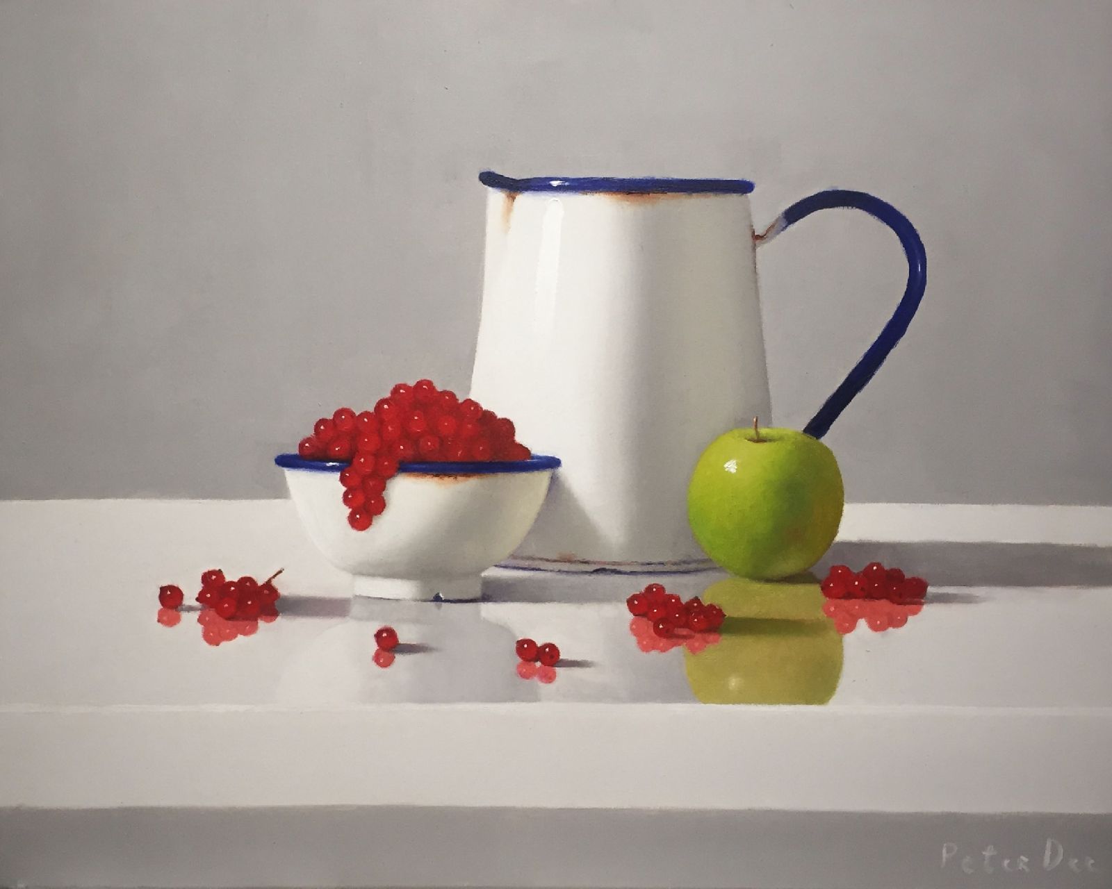 Peter Dee - Vintage Enamelware with Fruit