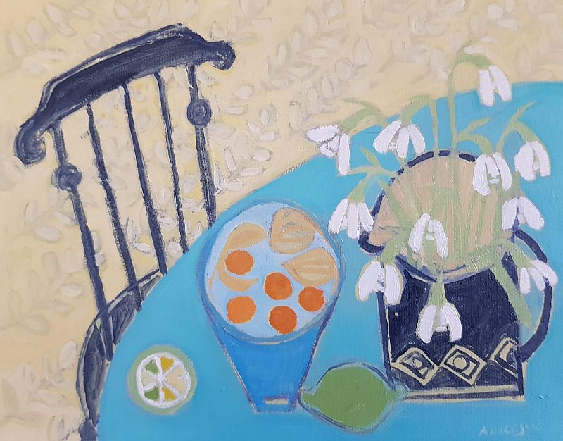 Alison  Dickson - Snowdrops and limes
