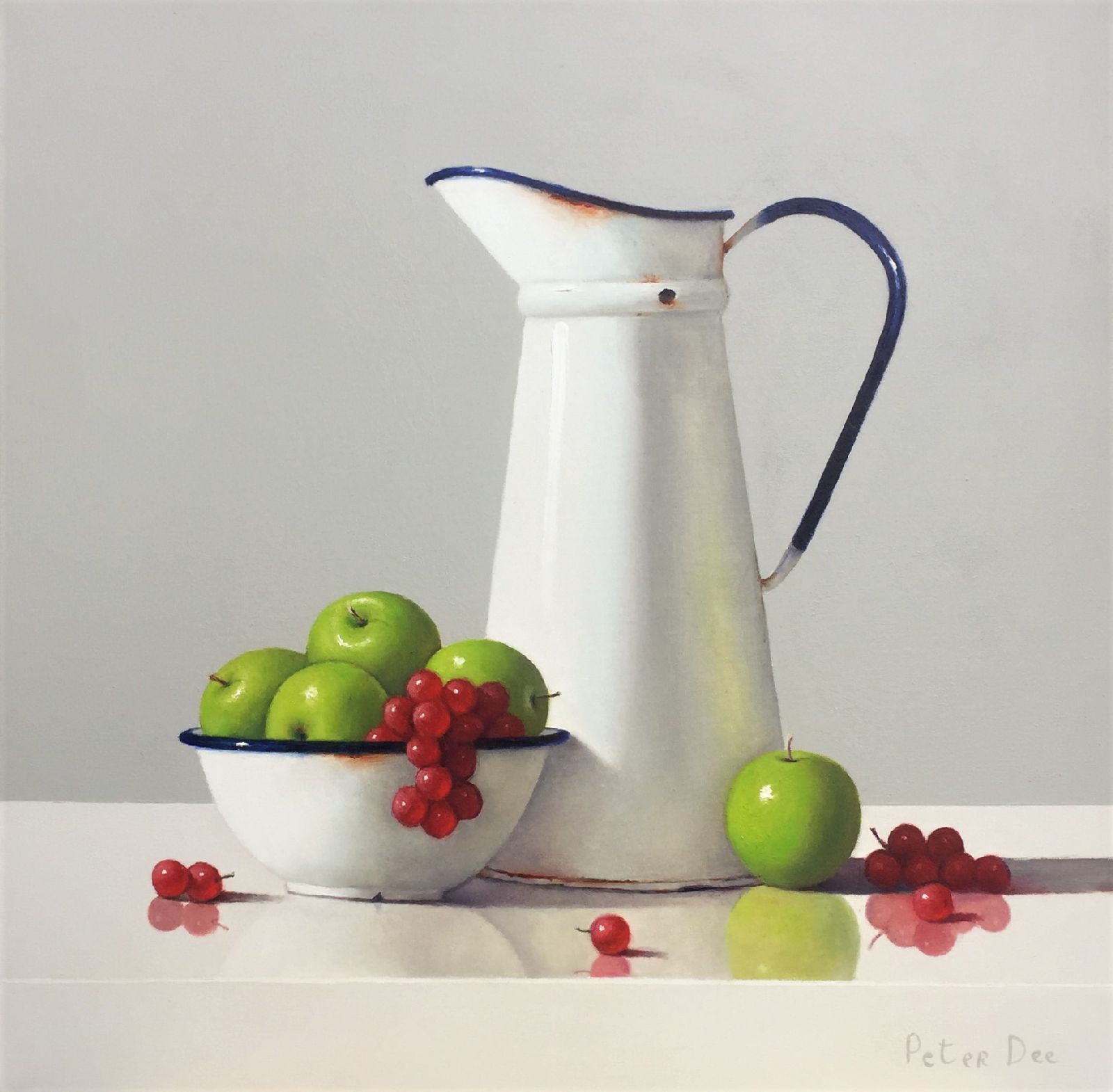 Peter Dee - Vintage Enamelware with Fruit