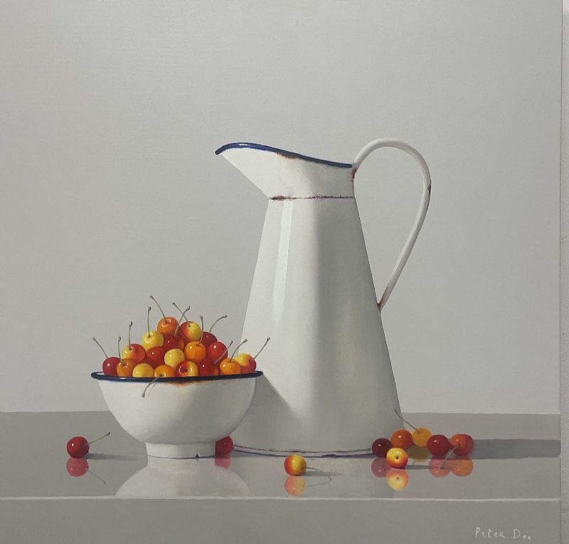 Peter Dee - Vintage Enamelware with Cherries