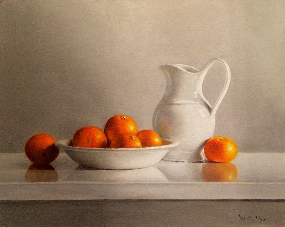 Oranges Still Life by Peter Dee