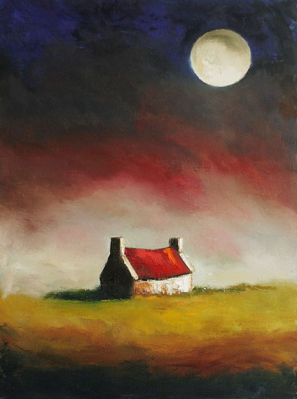 Padraig McCaul - Moonlight cottage