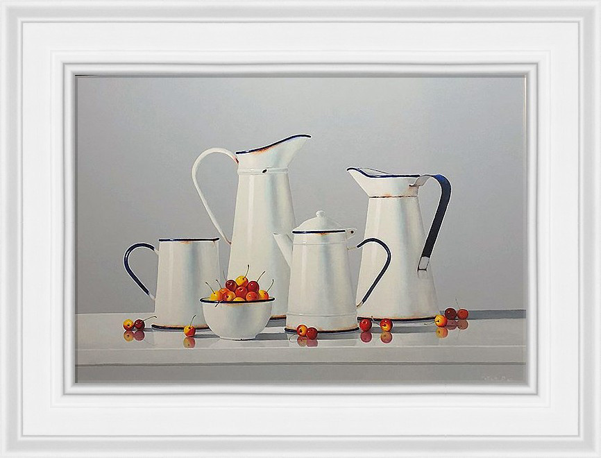 Four jugs and Bowl by Peter Dee