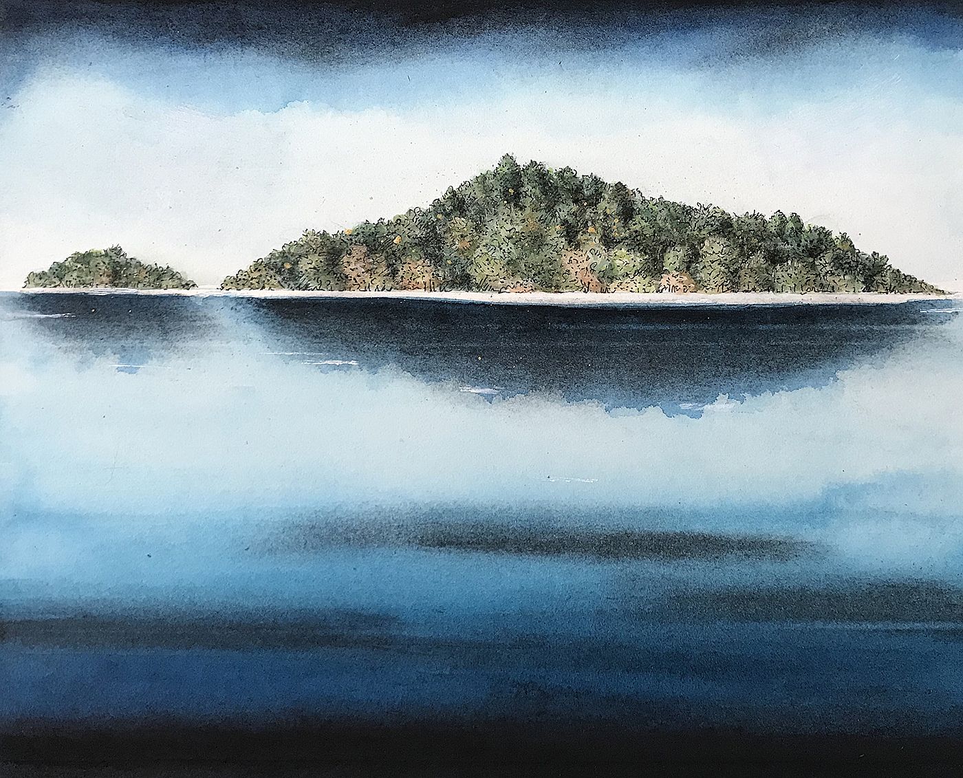 Sorca O'Farrell - Across the Lake II
