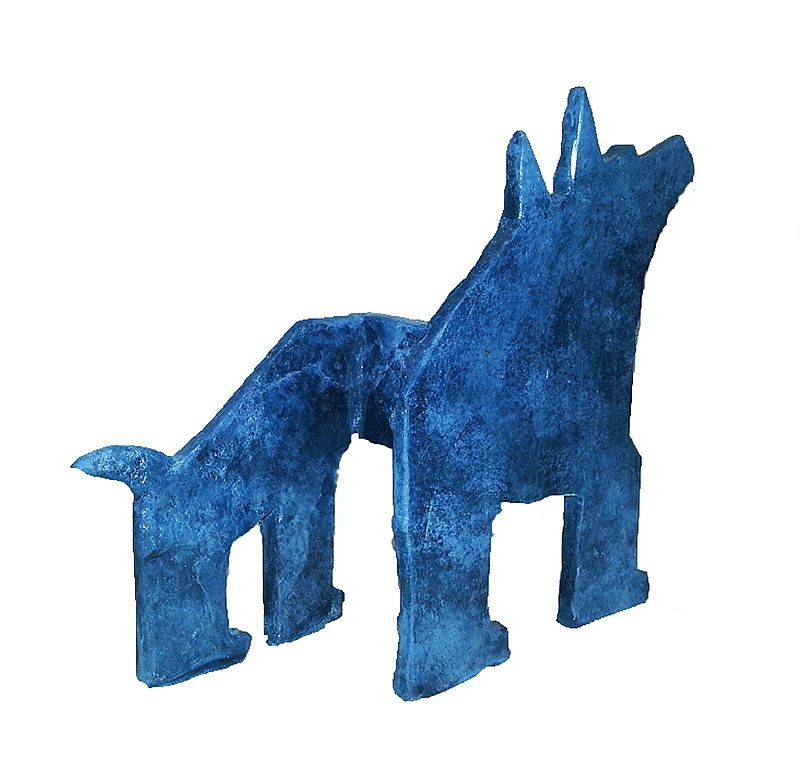 Seamus Connolly - Blue Square Howling Dog