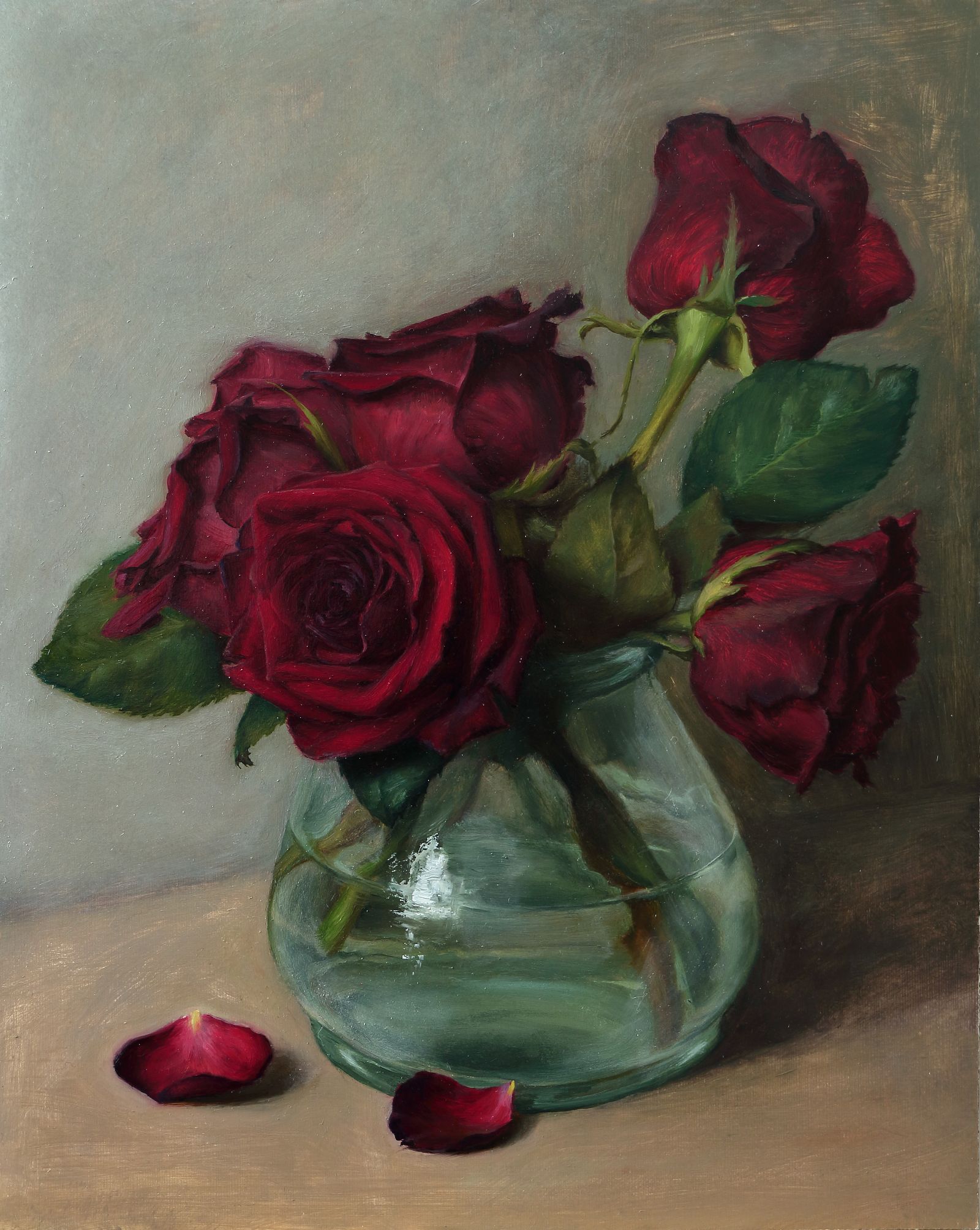 Bowl of Roses by Rae Perry
