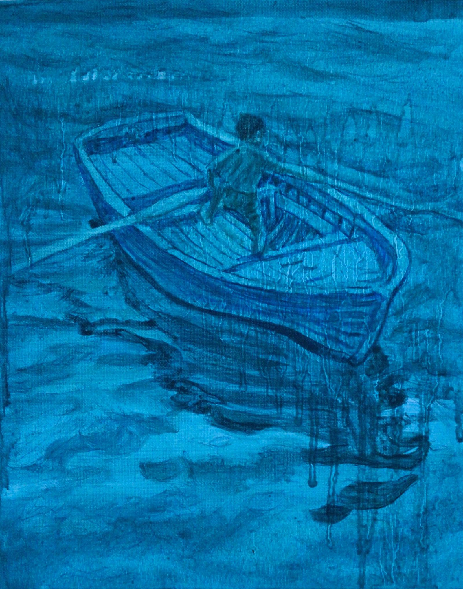 Boy on Boat by Christopher Banahan