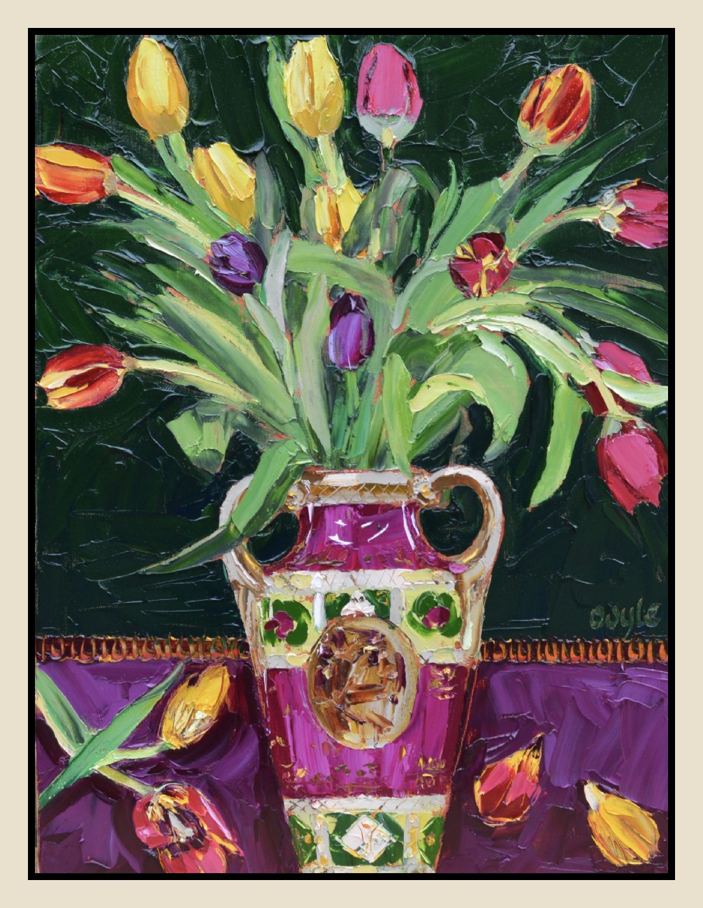 Mixed Tulips by Lucy Doyle