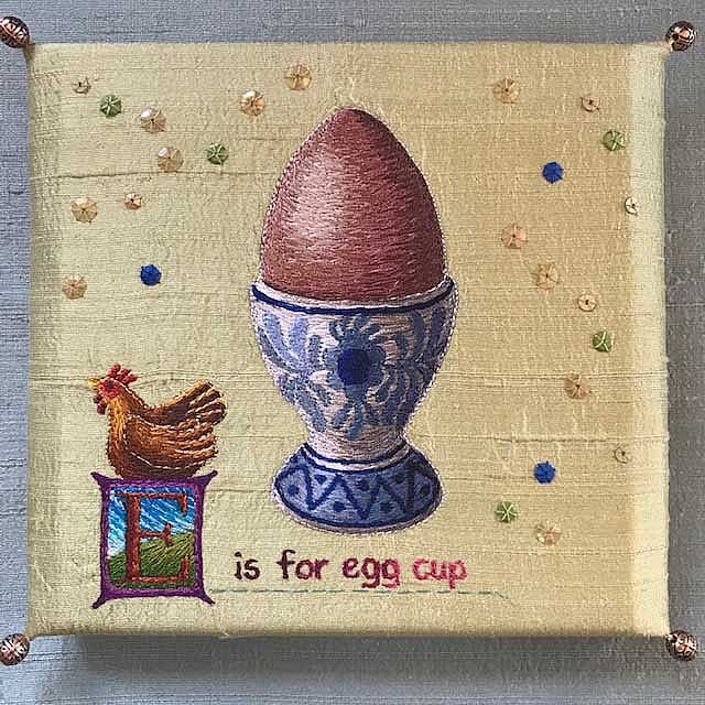 Aileen  Johnston - E for Egg cup