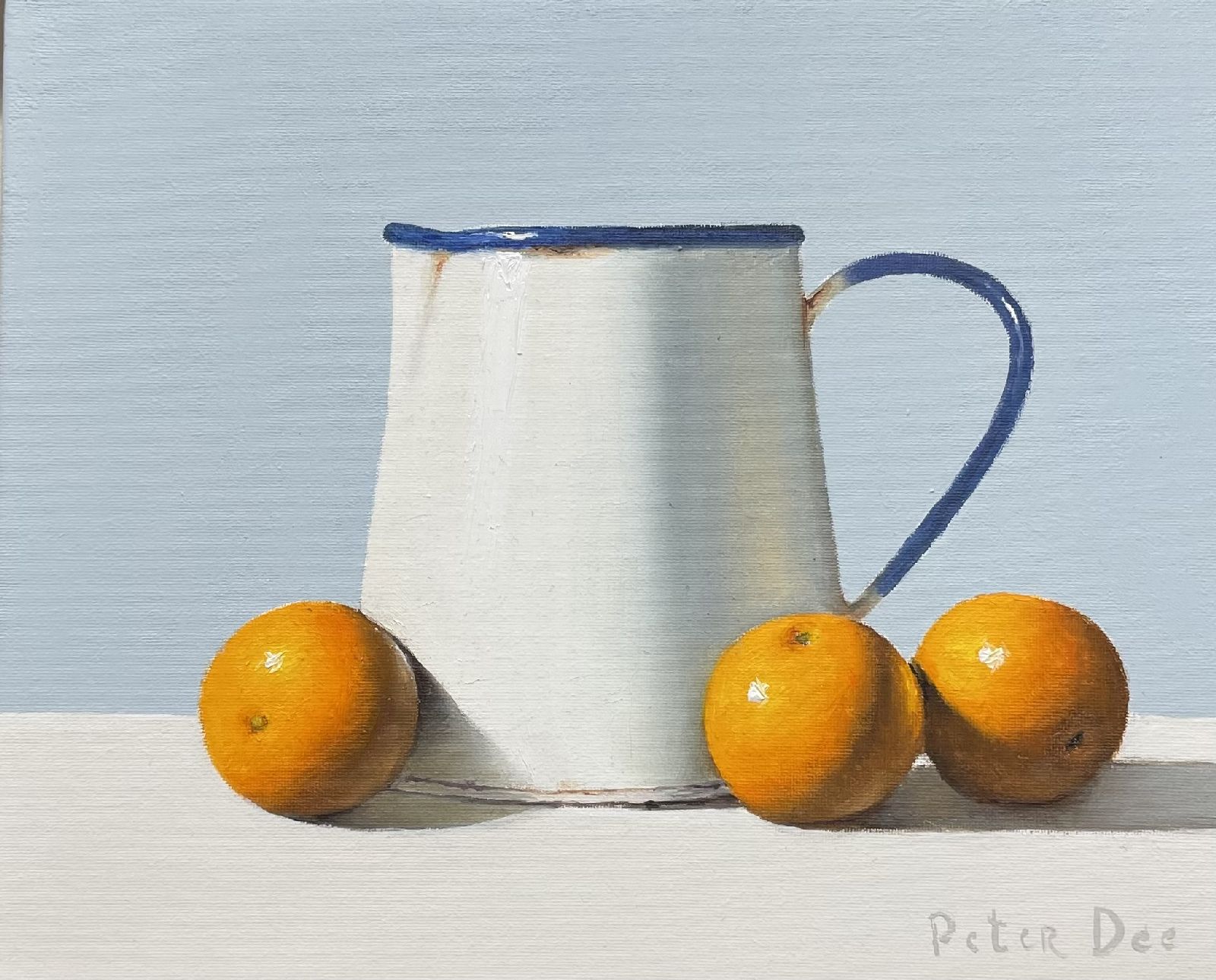 Peter Dee - Enamelware Jug with Oranges