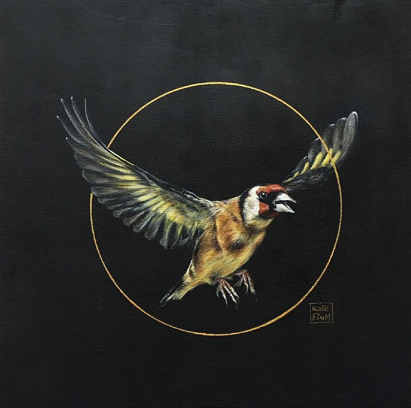 Kate Plum - Feathered jewels Goldfinch 