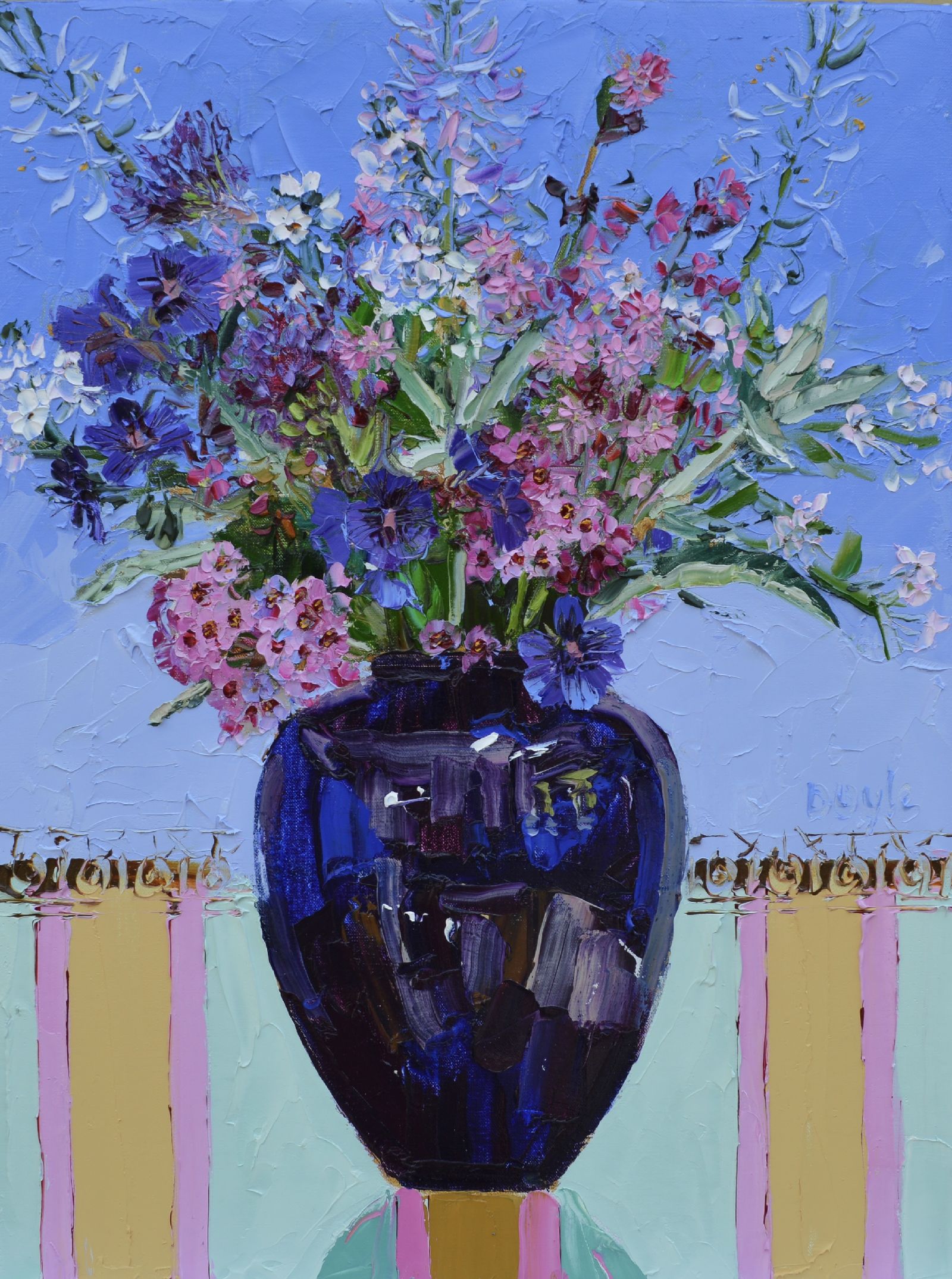 Lucy Doyle - Floral Chorus Blue