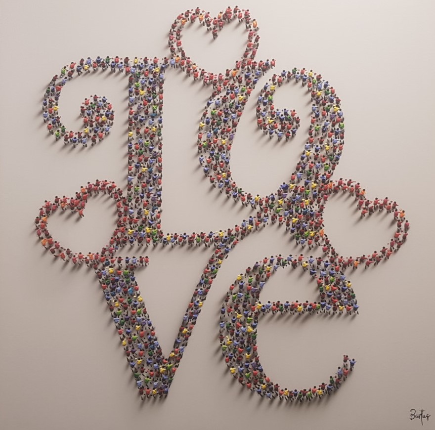 LOVE IV by Francisco Bartus