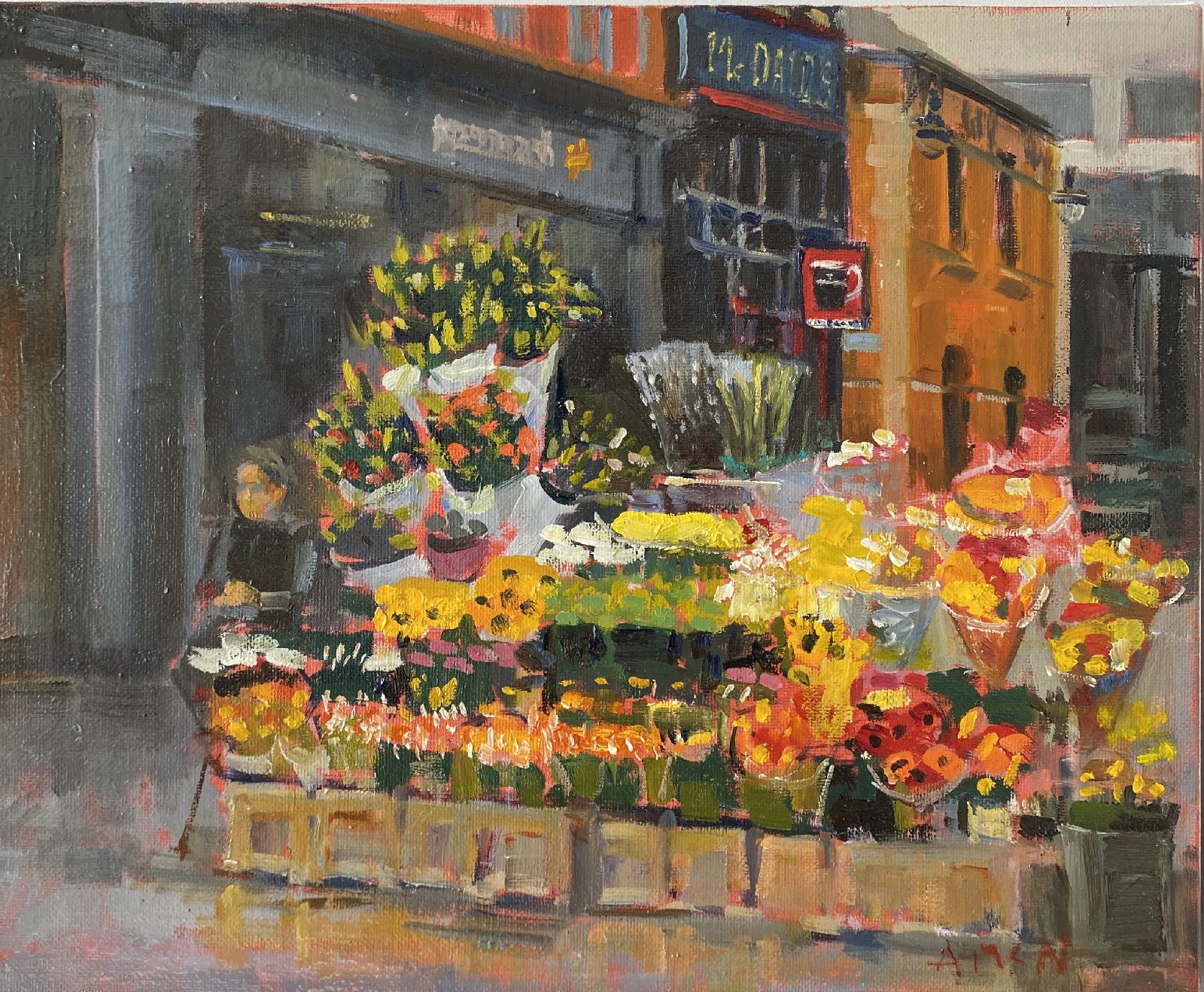 Flowers at Mc Daids by Anne Mc Nulty