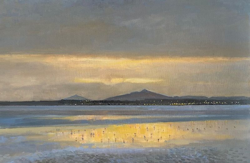 Anne Mc Nulty - View of Sugarloaf from Sandymount