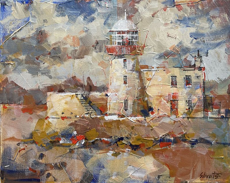 Stepan Shvets - Lighthouse in the port of Howth, Ireland