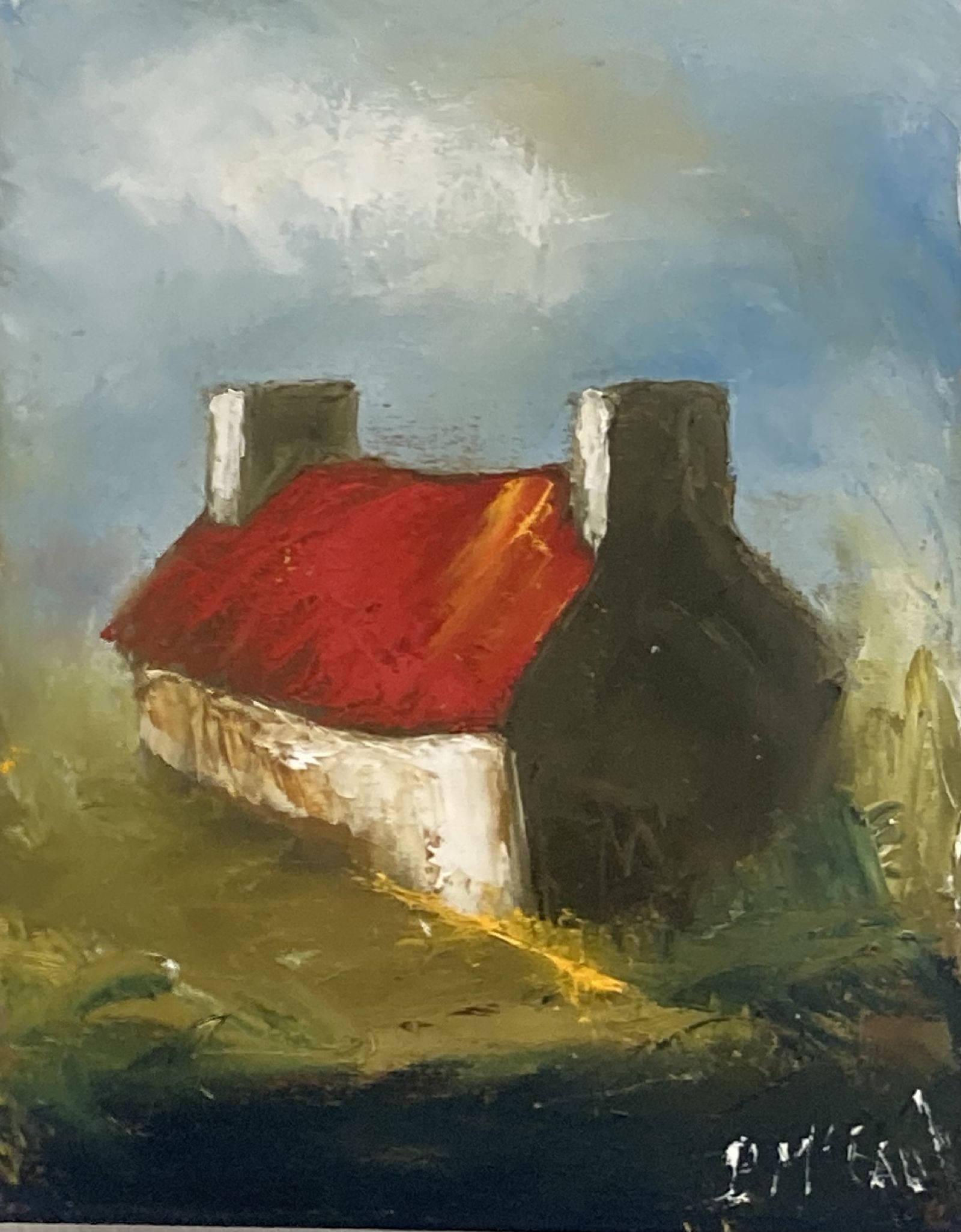 Padraig McCaul - Red roof cottage