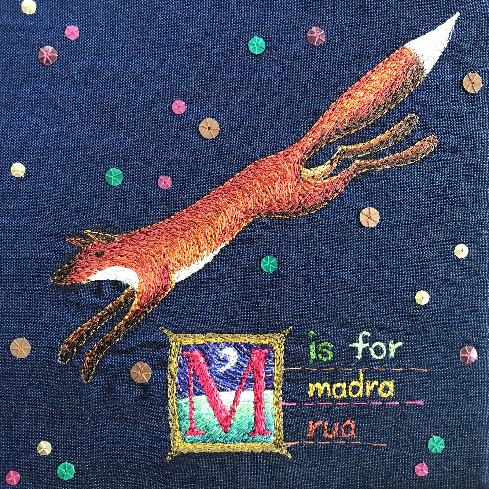 M is for Madra Rua by Aileen  Johnston