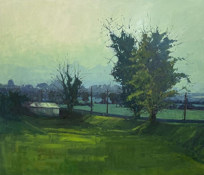Kate Beagan - Morning light in the meadow  