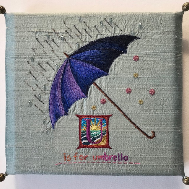  U is for umbrella by Aileen  Johnston