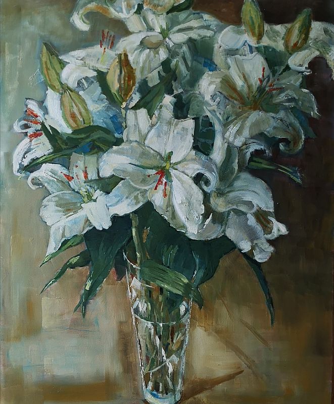 Denise Hussey - Lilies 