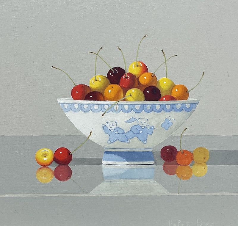 Peter Dee - Oriental Bowl with Rainier Cherries