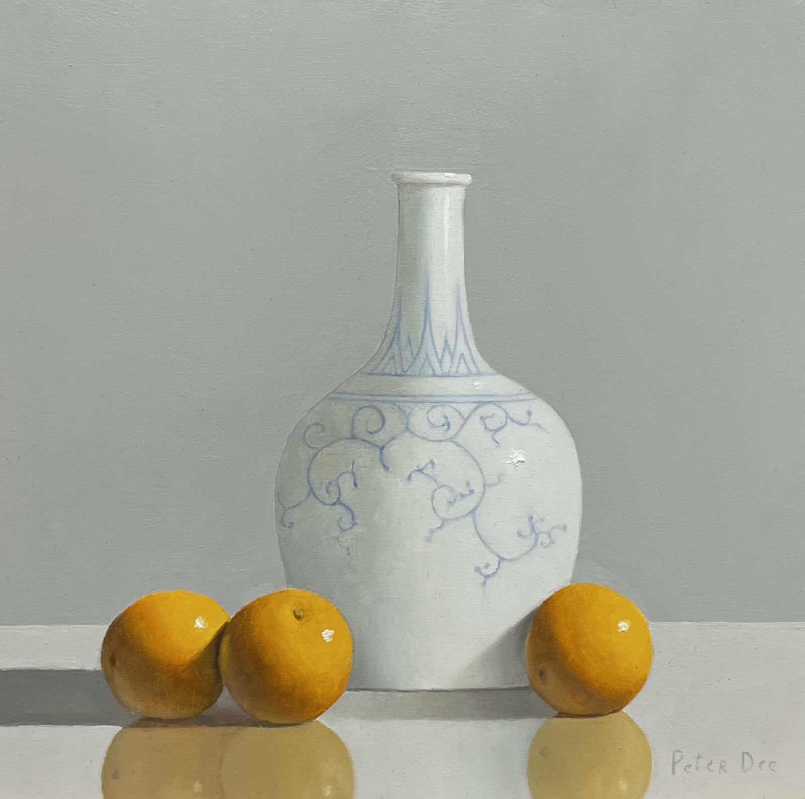 Peter Dee - Oriental Vase with Oranges