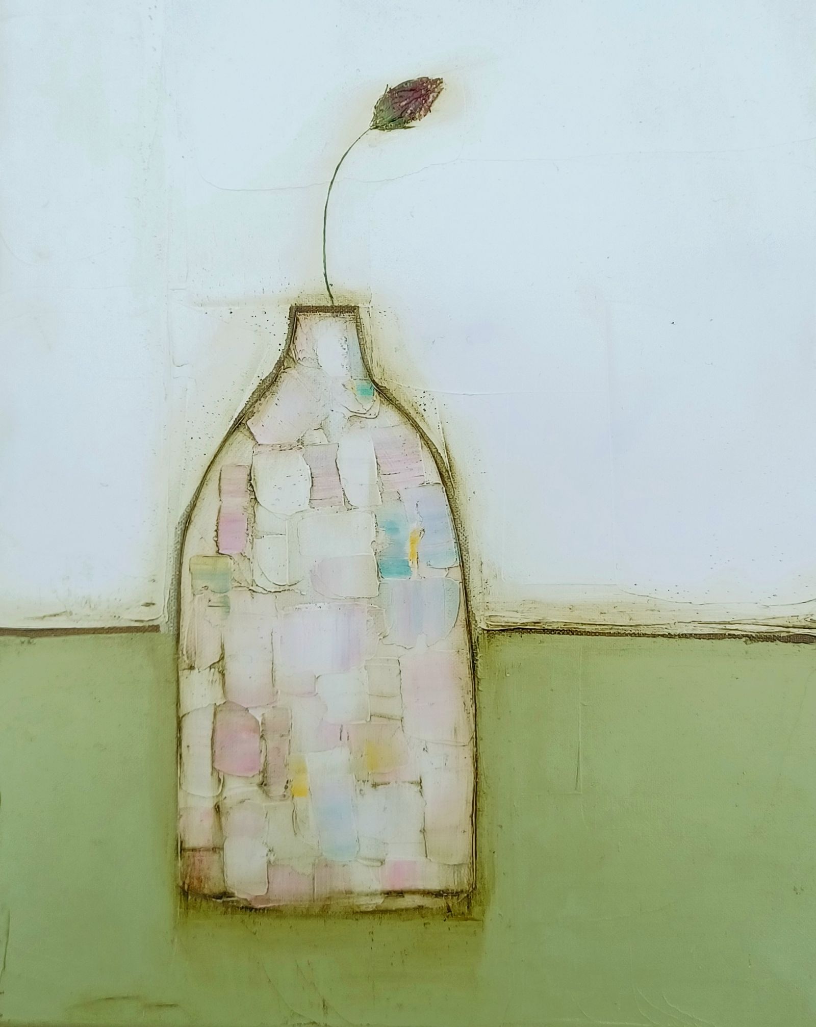 Eithne  Roberts - Small bottle on green
