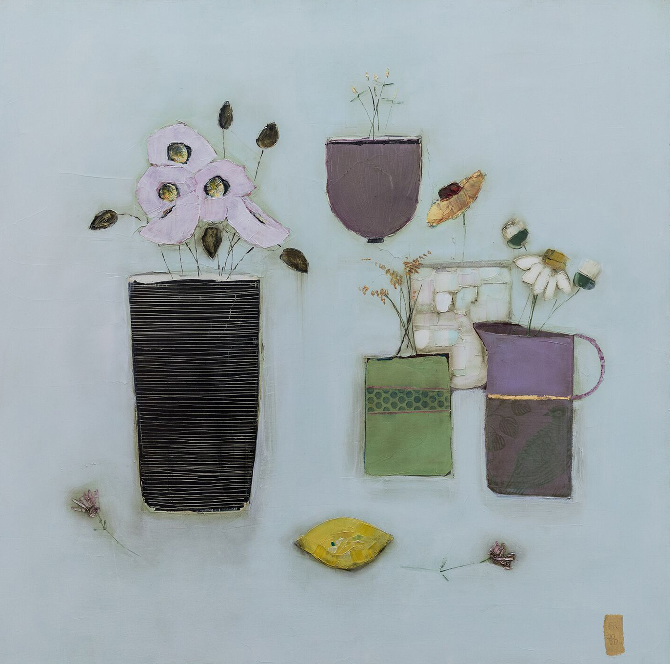 Eithne  Roberts - Spring pickings and a lemon