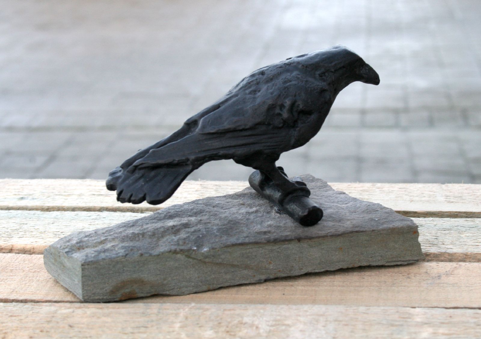 Bronze Raven by Adam Pomeroy