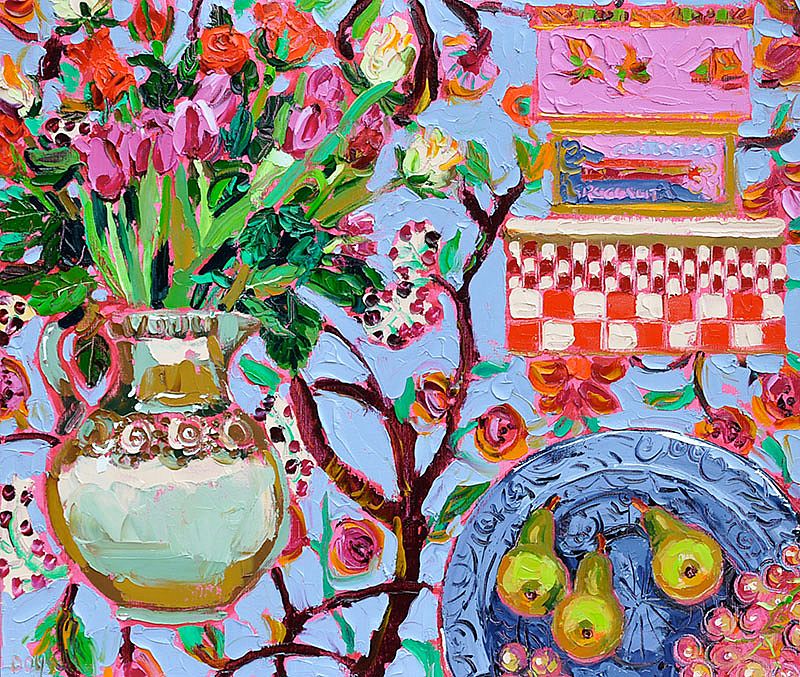 Still Life with Cake Tins by Lucy Doyle
