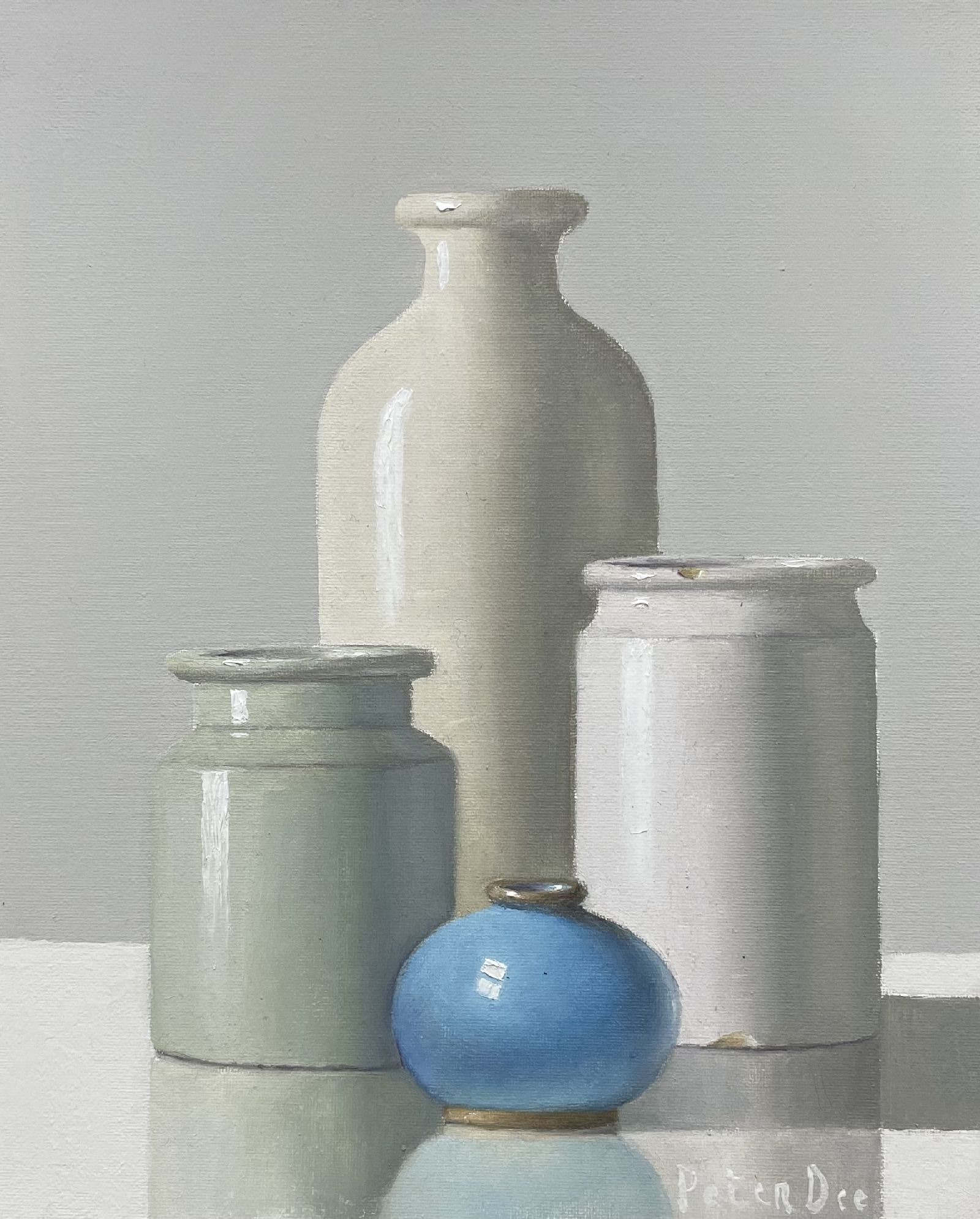 Stoneware Still Life I by Peter Dee