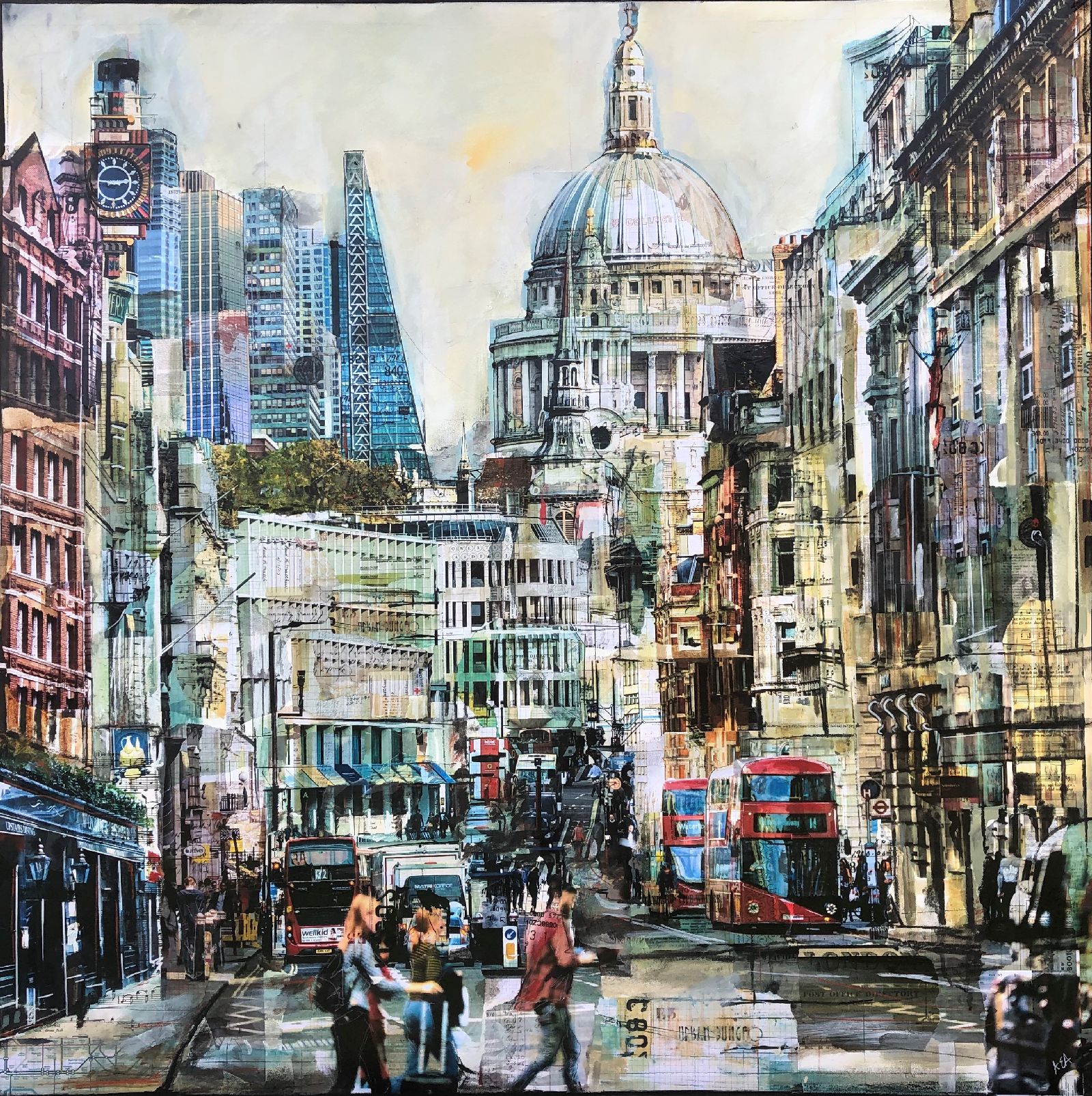 Anna  Allworthy - Street view of St. Pauls