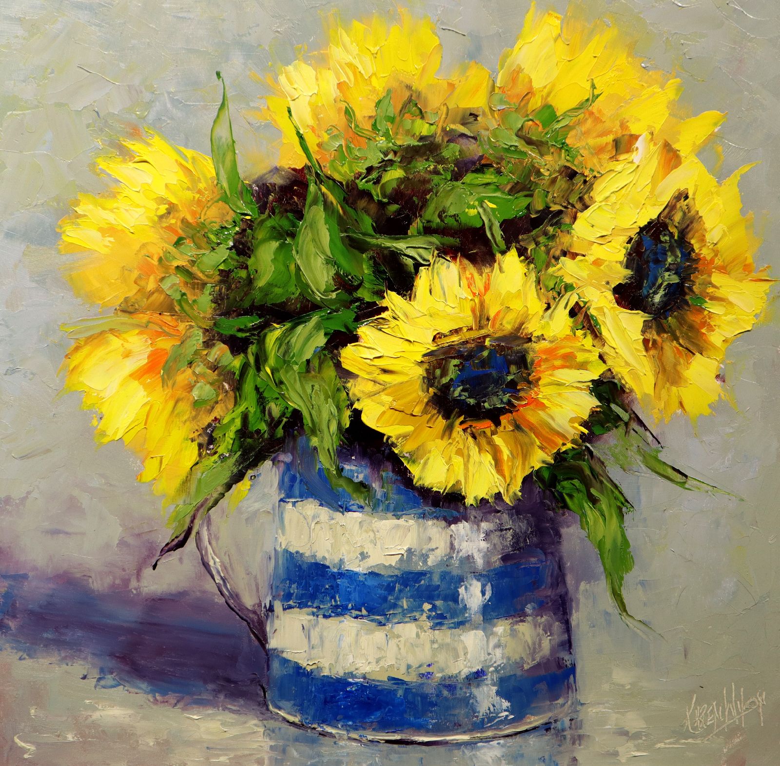 Karen Wilson - Sunflowers 