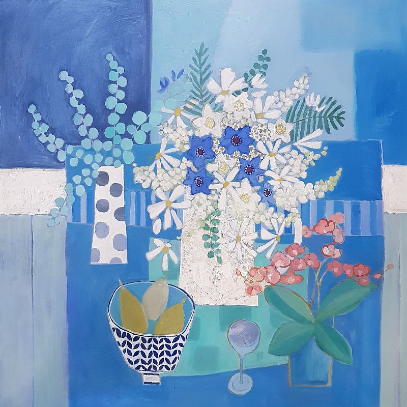 Alison  Dickson - The blue table 