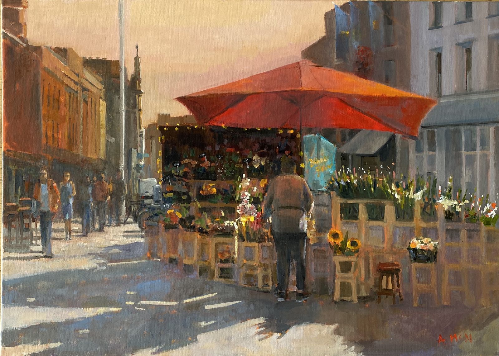 The flower seller by Anne Mc Nulty