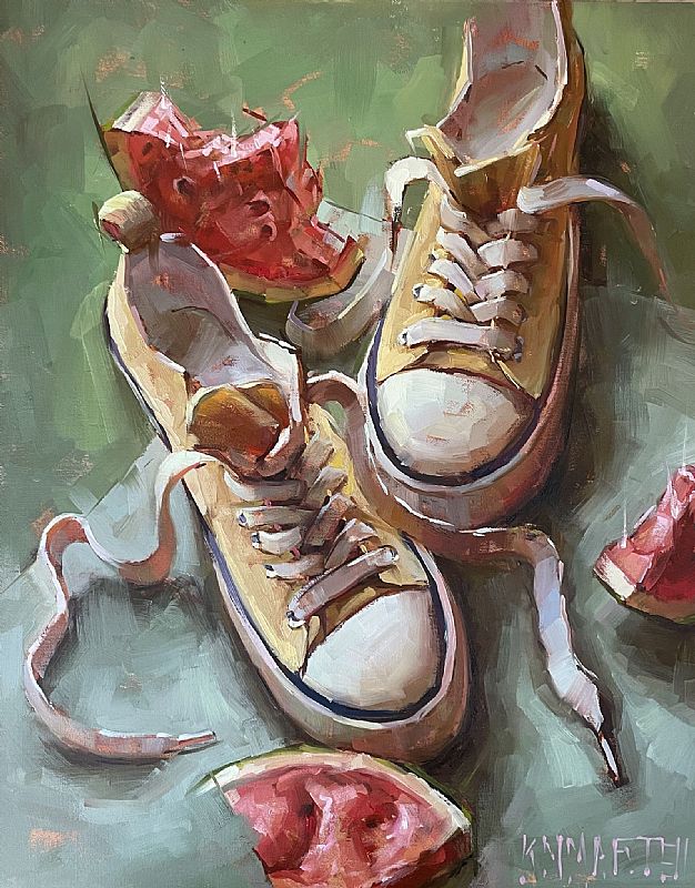 Kayla Martell - Watermelon shoes
